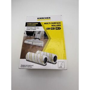 Genuine Kärcher 2-piece microfibre roller set for the FC3 FC5 Hard floor cleaner